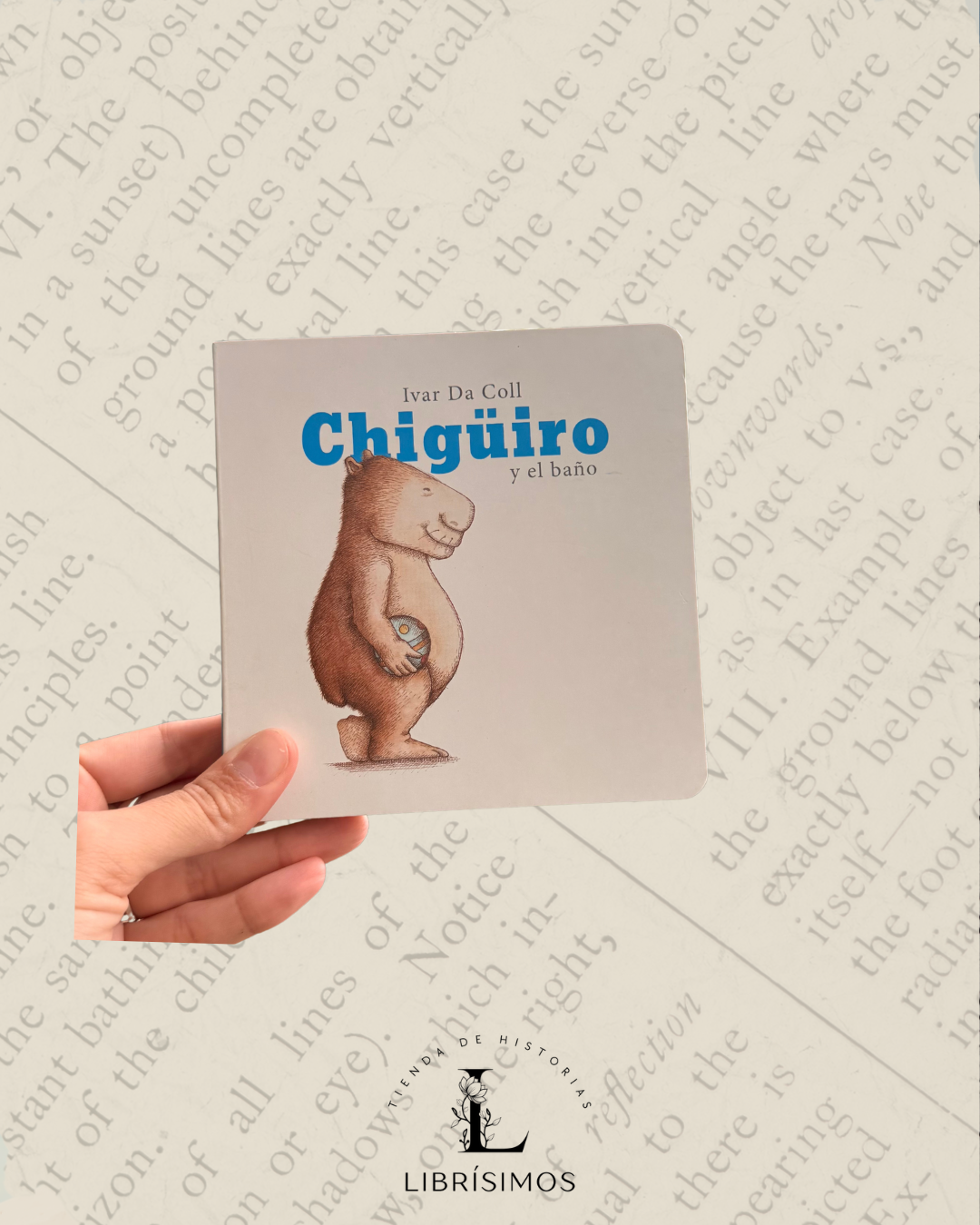 Chigüiro y el baño