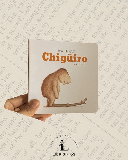Chigüiro y el palo